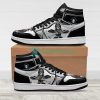 BLEACH Rukia Kuchiki Black White Air Jordan 1 High Sneakers