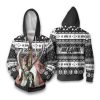 BLEACH Shunsui Kyōraku Ugly Christmas Zip Up Hoodie