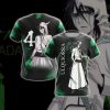 BLEACH Ulquiorra Cifer Black Green T-Shirt