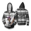 BLEACH Yoruichi Shihouin Ugly Christmas Zip Up Hoodie