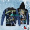BLACK CLOVER Charlotte Roselei Bleachue Rose Zip Up Hoodie