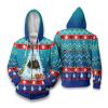 BLACK CLOVER Henry Legolant Ugly Christmas Zip Up Hoodie