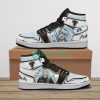 BLACK CLOVER Henry Legolant White Black Air Jordan 1 High Sneakers