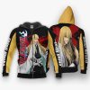 BLEACH Shinji Hirako Black Yellow Zip Up Hoodie