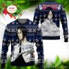 BLEACH Uryū Ishida Navy Blue Ugly Christmas Sweater