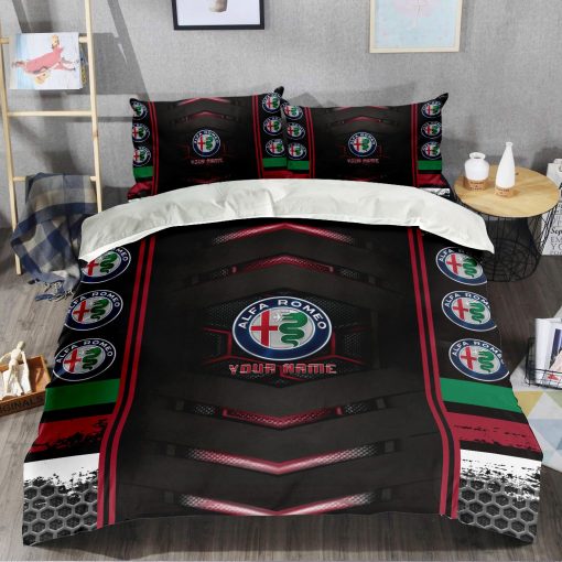 Alfa Romeo Custom Name F1 Team Special Edition Bedding Set
