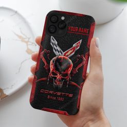 Chevrolet Corvette Custom Name Gift For Fans Phone Case