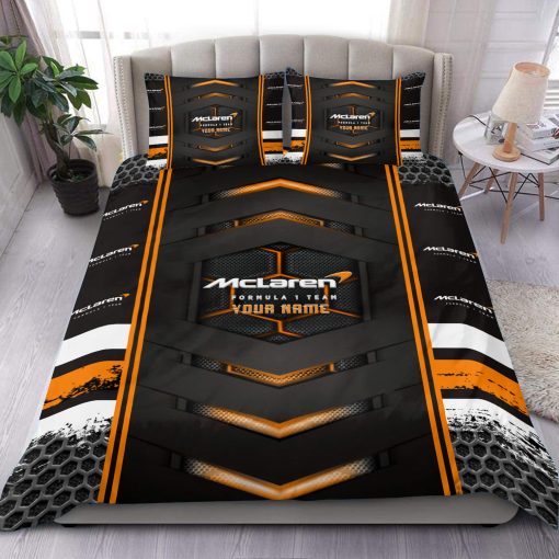 McLaren Custom Name F1 Team Special Edition Bedding Set