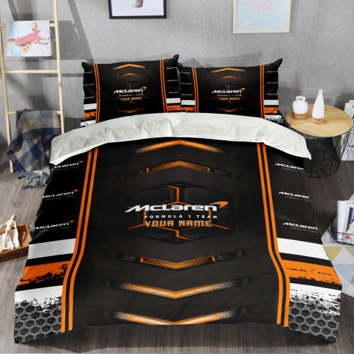 McLaren Custom Name F1 Team Special Edition Bedding Set