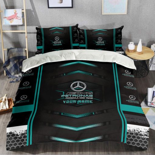 Mercedes Custom Name F1 Team Special Edition Bedding Set