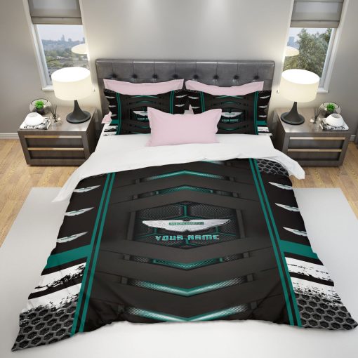 Aston Martin Custom Name F1 Team Special Edition Bedding Set