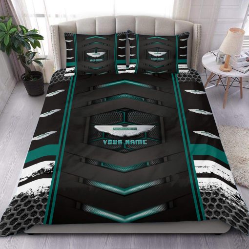 Aston Martin Custom Name F1 Team Special Edition Bedding Set