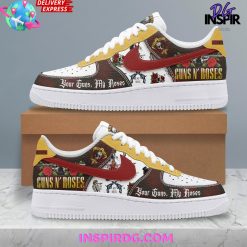Guns N’ Roses Custom Name Limited Edition Air Force 1 Sneakers