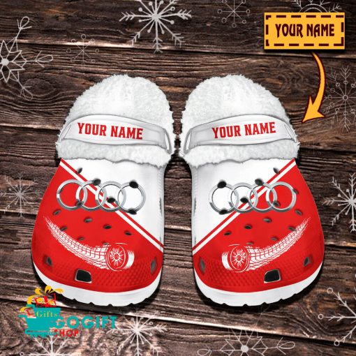 Audi Custom Name New Edition Fleece Crocs