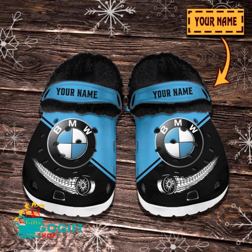 BMW Custom Name New Edition Fleece Crocs
