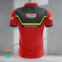 Cadillac Custom Name New Design Zipper Polo Shirt