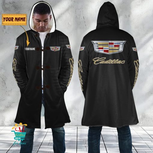Cadillac Custom Name New Edition Hooded Overcoat