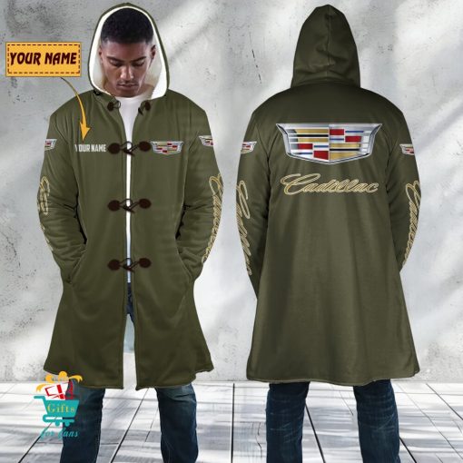 Cadillac Custom Name New Edition Hooded Overcoat