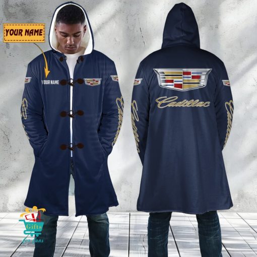 Cadillac Custom Name New Edition Hooded Overcoat