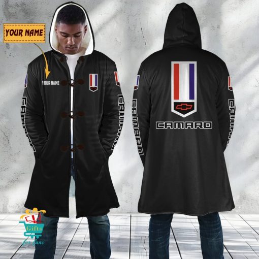 Chevrolet Camaro Custom Name New Edition Hooded Overcoat