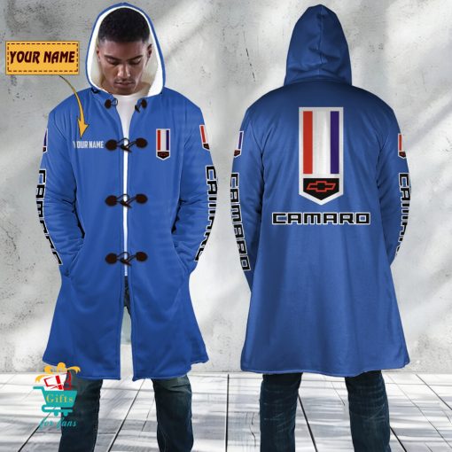 Chevrolet Camaro Custom Name New Edition Hooded Overcoat