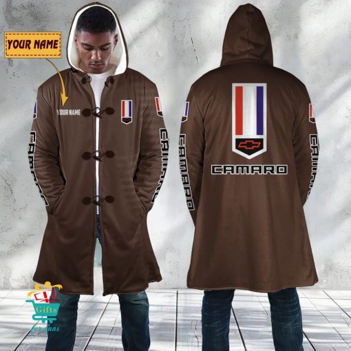 Chevrolet Camaro Custom Name New Edition Hooded Overcoat