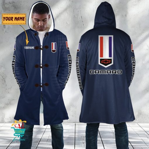 Chevrolet Camaro Custom Name New Edition Hooded Overcoat