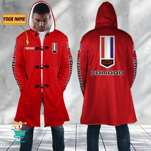 Chevrolet Camaro Custom Name New Edition Hooded Overcoat