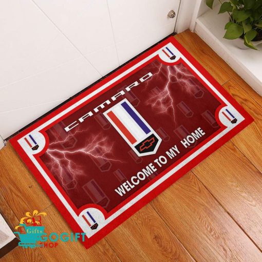 Chevrolet Camaro Custom Name Rubber Doormat