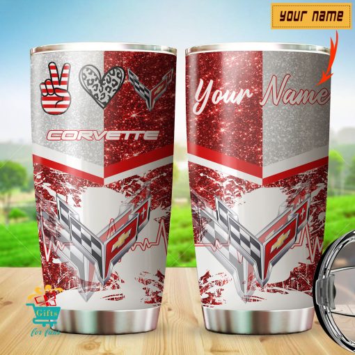 Chevrolet Corvette Custom Name Limited Edition Tumbler