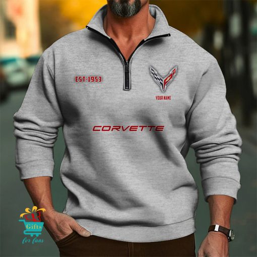 Chevrolet Corvette CustomName New Edition Zipper Sweatshirt