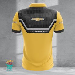 Chevrolet Custom Name New Design Zipper Polo Shirt