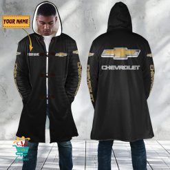 Chevrolet Custom Name New Edition Hooded Overcoat