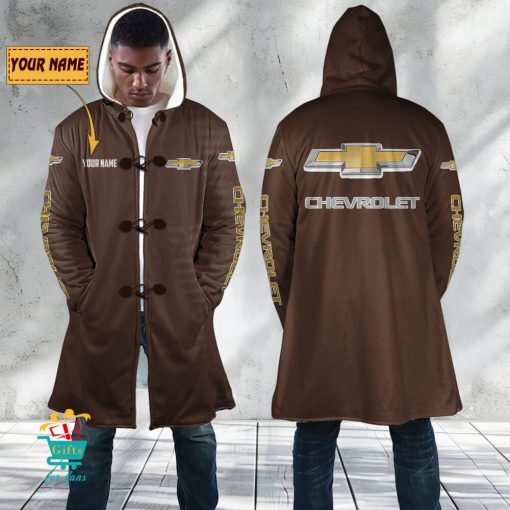 Chevrolet Custom Name New Edition Hooded Overcoat