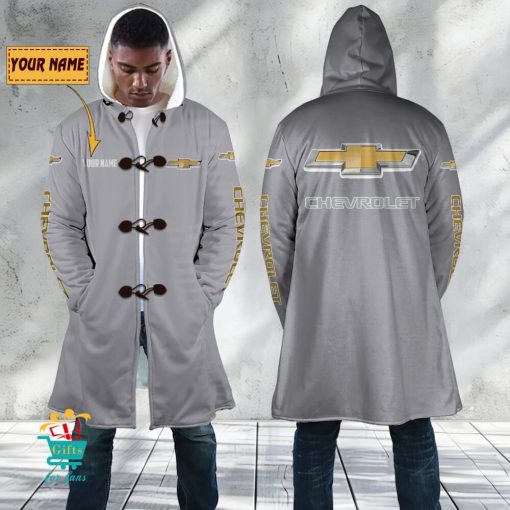 Chevrolet Custom Name New Edition Hooded Overcoat