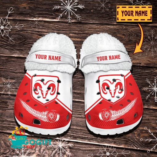 Dodge Custom Name Limited Edition Fleece Crocs