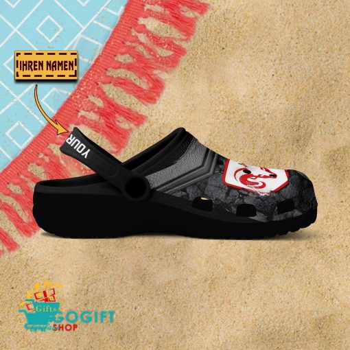 Dodge Custom Name Fan Edition BW Crocs