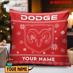 Dodge Custom Name Special Edition Square Pillow Case