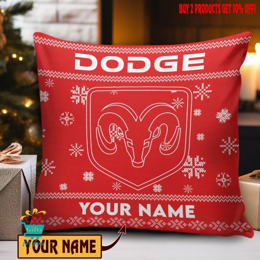 Dodge Custom Name Special Edition Square Pillow Case