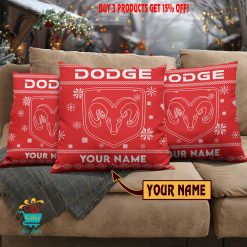 Dodge Custom Name Special Edition Square Pillow Case