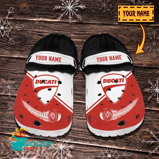 Ducati Custom Name New Edition Fleece Crocs