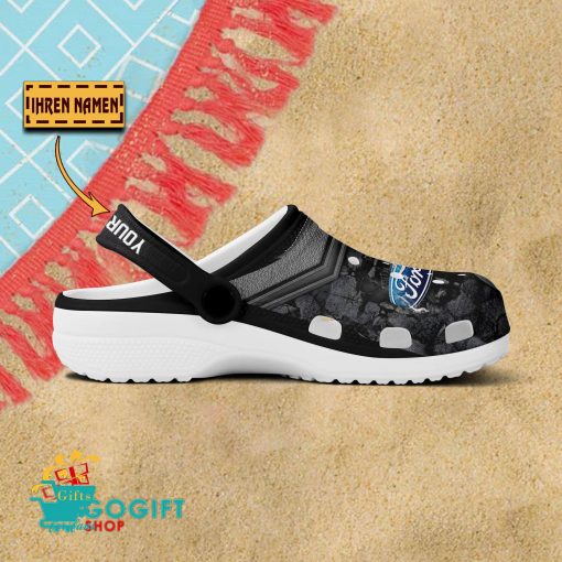 Ford Custom Name Fan Edition BW Crocs