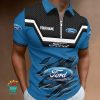Ford Custom Name New Design Zipper Polo Shirt