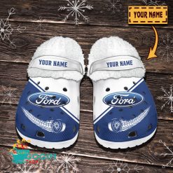 Ford Custom Name New Edition Fleece Crocs