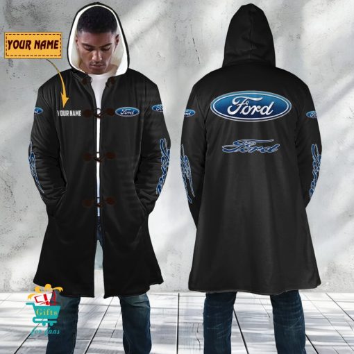 Ford Custom Name New Edition Hooded Overcoat