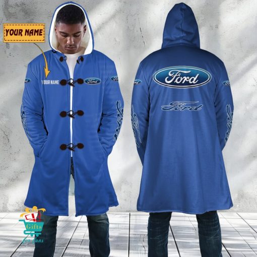 Ford Custom Name New Edition Hooded Overcoat