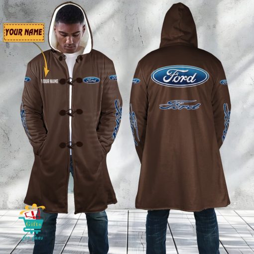 Ford Custom Name New Edition Hooded Overcoat