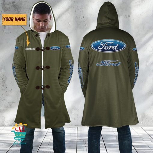 Ford Custom Name New Edition Hooded Overcoat
