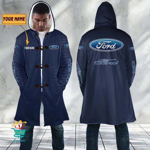 Ford Custom Name New Edition Hooded Overcoat