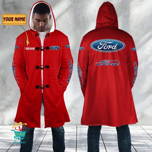 Ford Custom Name New Edition Hooded Overcoat